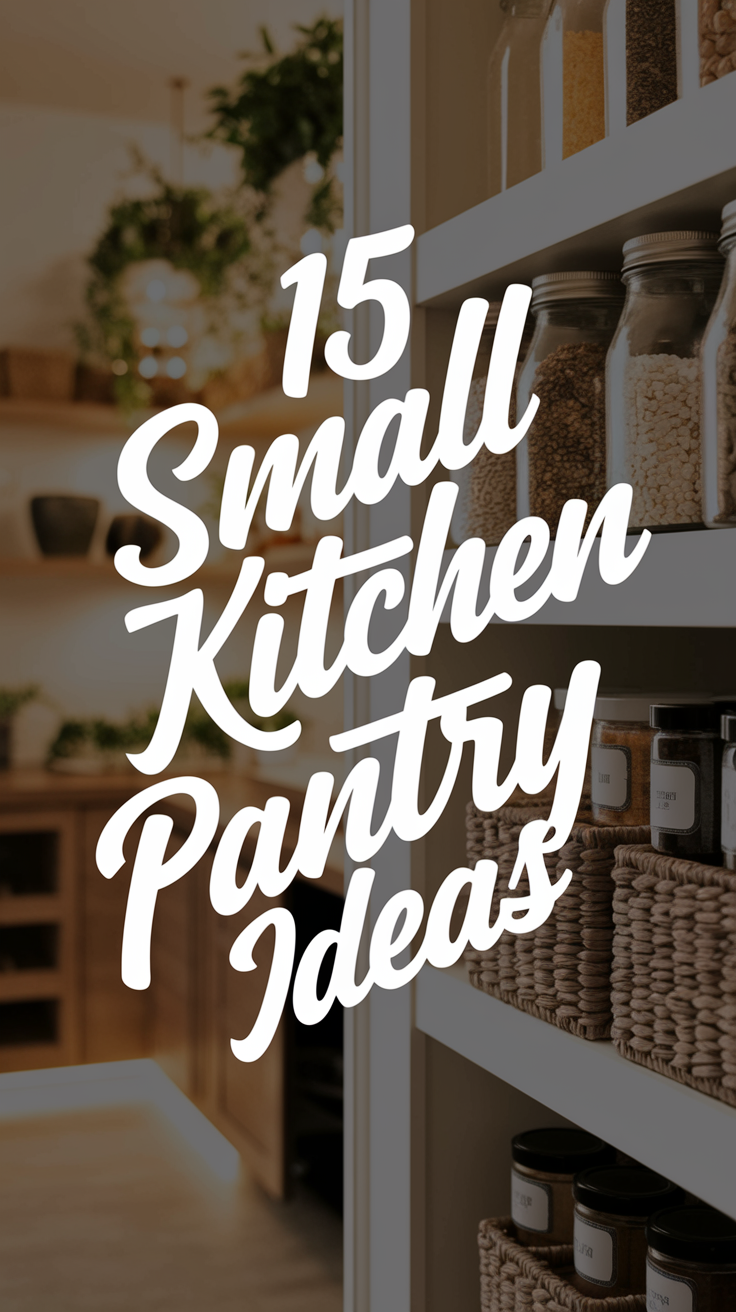 15 Creative Small Kitchen Pantry Ideas to Maximize Storage - George's ...